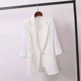 LOVEMI - Lovemi - Short Blazer Coat Women'S Leisure Korean Slim Thin