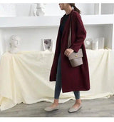 LOVEMI - Lovemi - Solid color silhouette loose coat