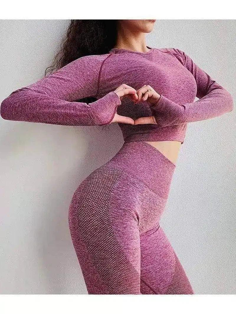 LOVEMI - Lovemi - Sports girl tight shirt women short paragraph