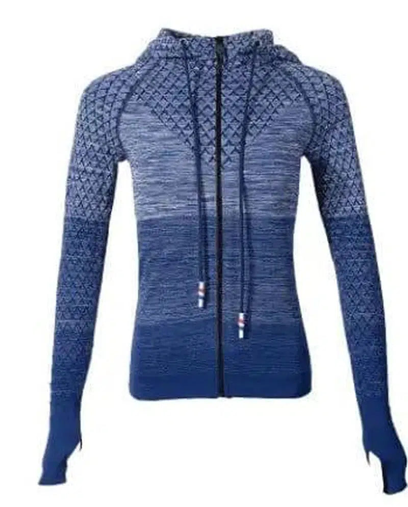 LOVEMI - Lovemi - Sports hoodie Slim zip yoga sports jacket female