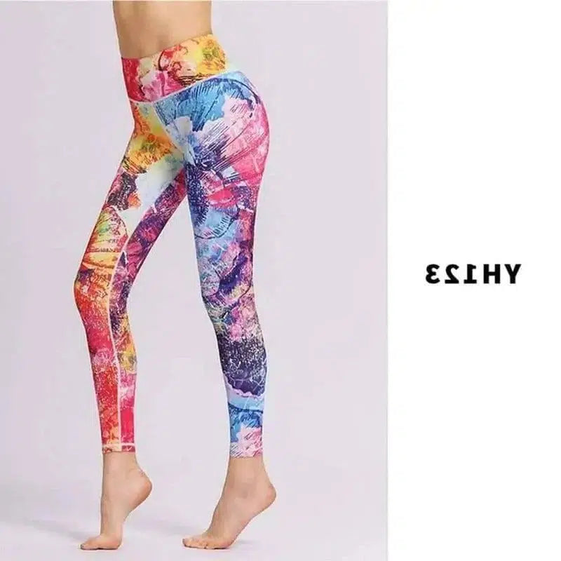 LOVEMI - Lovemi - Tie-dye printed yoga pants