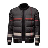 White duck down jacket-Grey-5