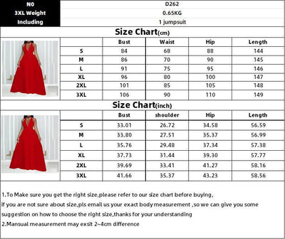 Stitching Fashion Plus Size European And American Jumpsuit-8