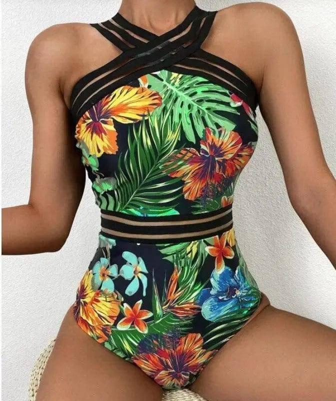 One-piece Printed Bikini-1