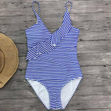 One Piece Swimsuit Cartoon Printed Swimwear Women-2