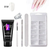 Painless Extension Gel Nail Art Without Paper Holder Quick-1Color-2