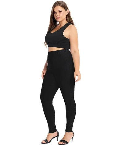 Plus Size Leggings For Women Modal Cotton Stretch Elastic-5