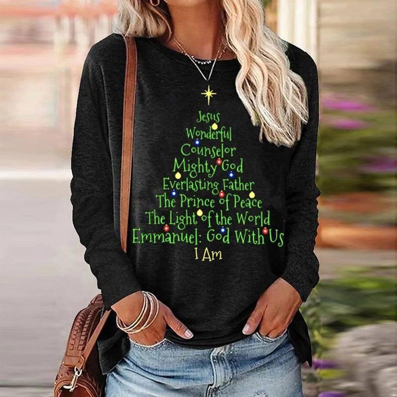 Round Neck T-shirt 3D Printed Short Sleeve Christmas Funny-9