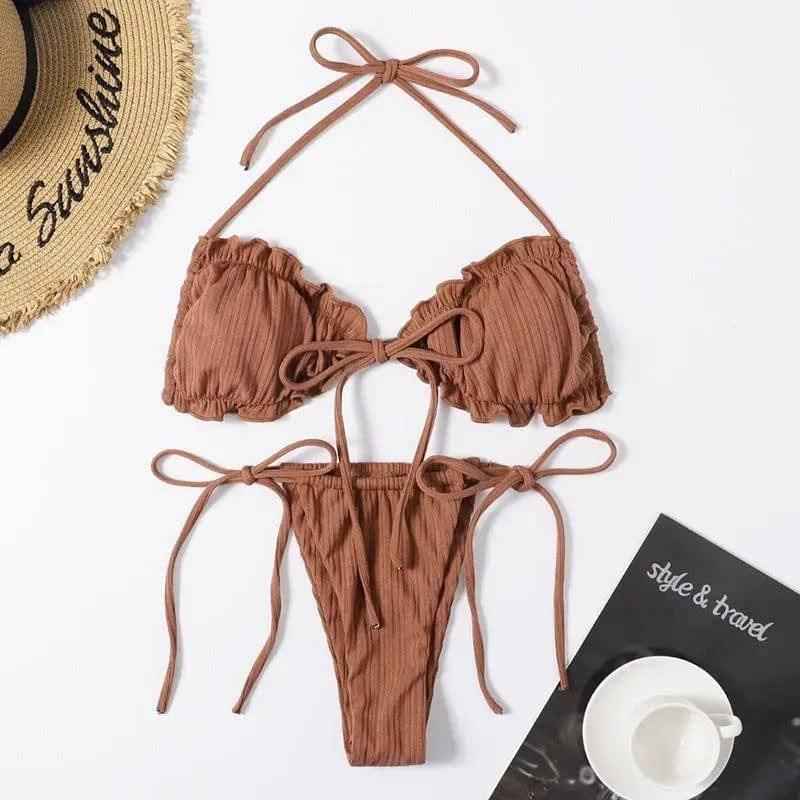 Sexy European And American Fan Ins Style Hot Spring Swimsuit-1