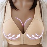 Sexy Push Up Bra Front Closure Solid Color Brassiere-front style1-A-6