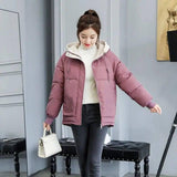 Short Down Coat Loose Korean Style-14