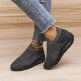 Stripe Design Mesh Shoes Fashion Slip On Air Cushion Shoes-5