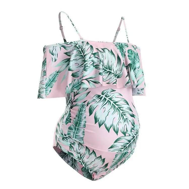 Flattering Bathing Suit for Big Belly - Ruffle One-Piece-3