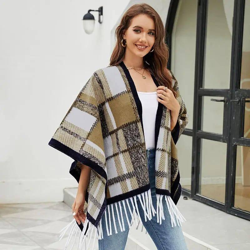 Tassel Cape And Shawl Female-1