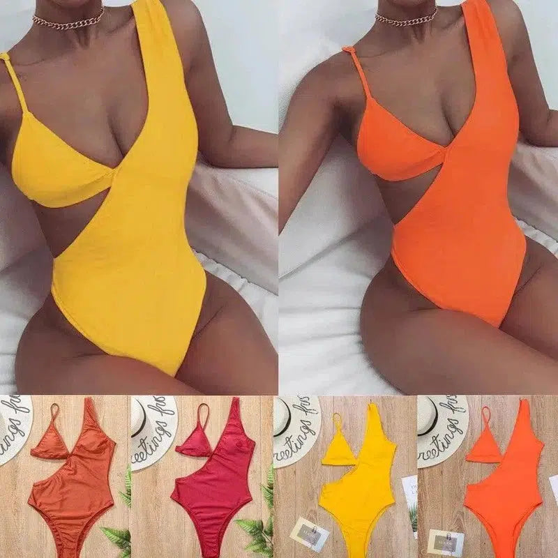 Triangle cup swimsuit bikini-1