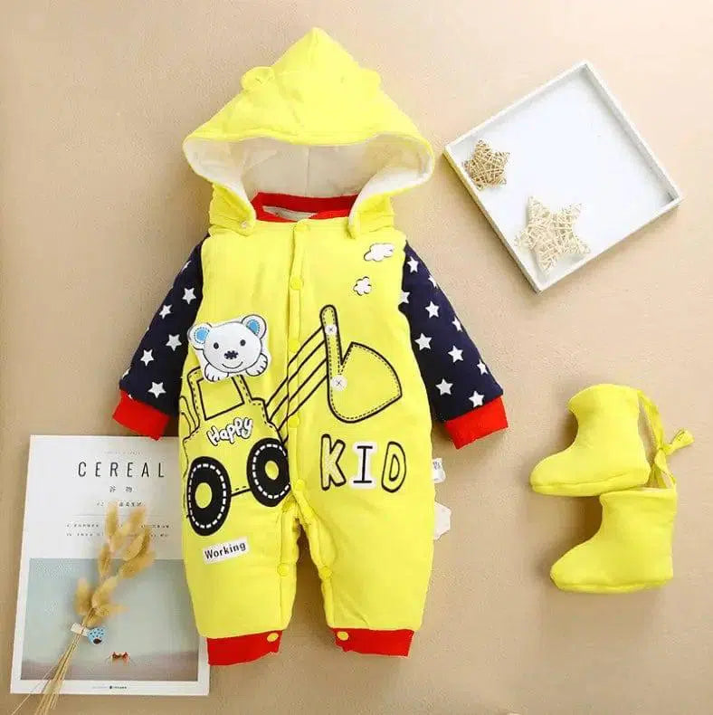 LOVEMI - Warm Thick Baby Jumpsuit born Climb Clothes