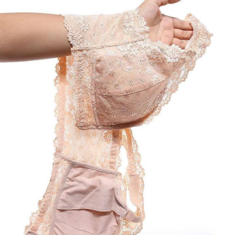 Women Bra Front Closure Solid Upgrade Lace Cute Comfort Sexy-5