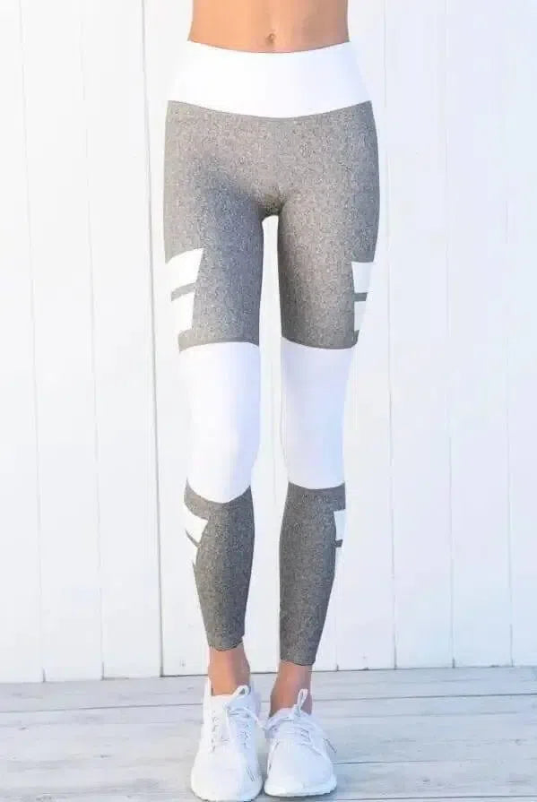 Women's Color Matching Yoga Fitness Yoga Pants-3