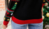 Women's Embroidered Sequin Long Sleeve Christmas Tree Knit-3