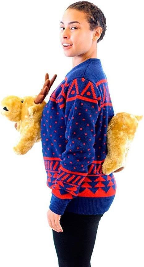 Women's Fashion Simple Christmas Sweater Top-Dog bear model-8