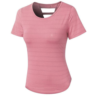 Baggy Yoga Top for Ultimate Comfort-Pink-9