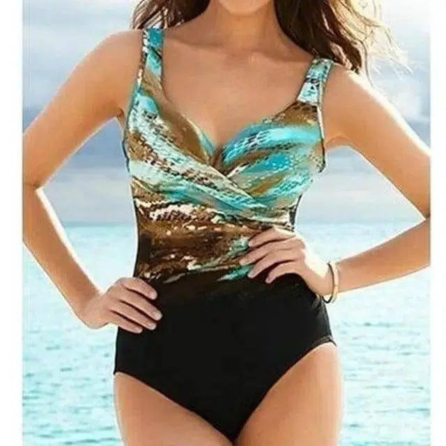 Women's one-piece holiday swimsuit-2