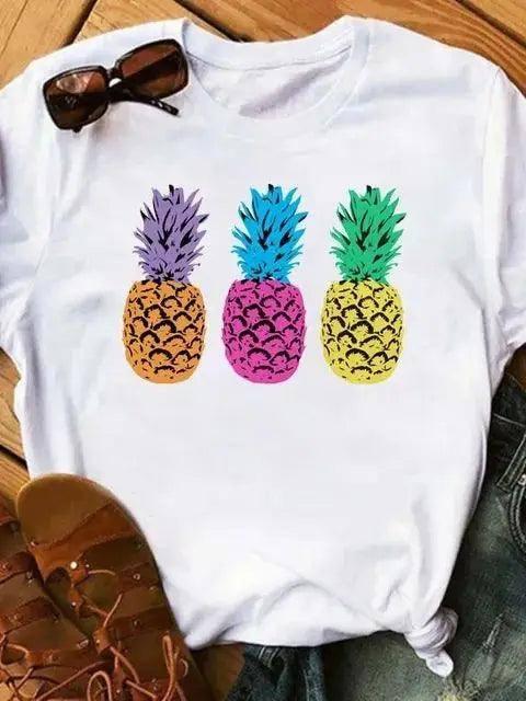 Women's Pineapple Summer Top-bt7972-1