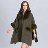 Woolen Cardigan Jacket-Green-7