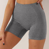 Workout Yoga Shorts For Women Summer Running Gym Shorts-Light Grey-6