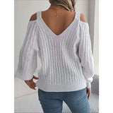 Off-Shoulder Lantern Sleeve Sweater